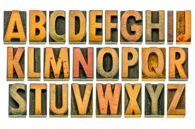a to z alphabet wood blocks - we provide financial planning services farmington ct