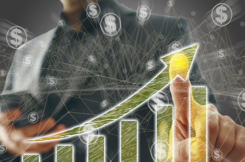 dollars signs investment graph - increase earning potential better financial planning farmington